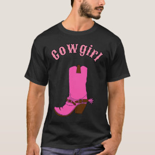 Cute pink cowgirl boot T-Shirt