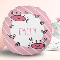 Cute Pink Crab Sea Animal Girl Name