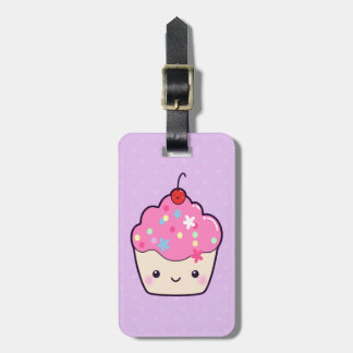 Cute Pink Cupcake Luggage Tag
