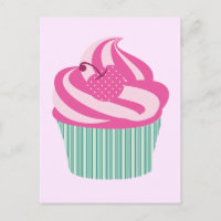 Cute Pink Cupcake Pastel Pink