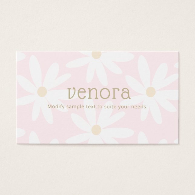 Cute Pink Daisy Floral (Front)