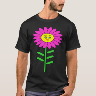 Cute Pink Daisy Flower Girl's Toddler T-Shirt