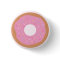 Cute Pink Doughnut with Sprinkles Button