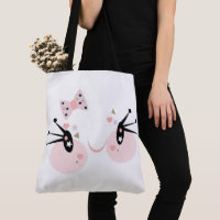 Cute Pink Face Smiling Girl Character