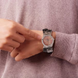Cute Pink Fairy of Spring Fantasy Art Watch<br><div class="desc">🎨✨ Introducing my latest piece of art! My Cute Pink Fairy of Spring is now featured on this stunning women's watch. The intricate details and vibrant colours truly make this piece stand out. Whether you're looking for a statement accessory or a unique gift for a loved one, this watch is...</div>