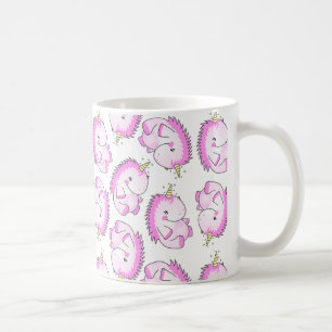 Cute Pink Fat Unicorn Mug