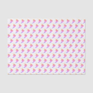 Cute Pink Fish Pattern Tissue Paper