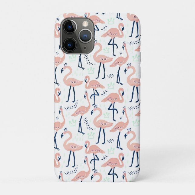 Cute pink flamingo   Case-Mate iPhone case (Back)