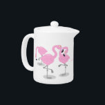 Cute pink flamingo trio cartoon illustration<br><div class="desc">These 3 flamingo birds will add a splash of tropical pink to your day. Drawn in fun cartoon style.</div>