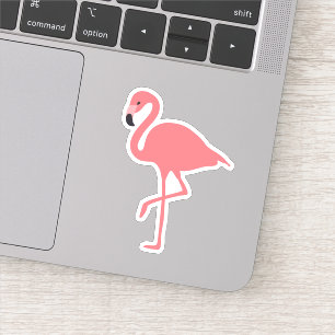 Cute Pink Flamingo Tropical Bird Whimsical
