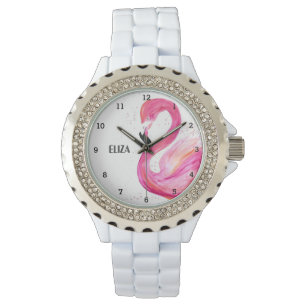 Cute Pink Flamingo Tropical Bird Wildlife Watch