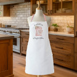 Cute Pink Floral Cake Mixer Apron<br><div class="desc">A cute pink cake mixer with flowers and a heart decorates this bakery kitchen apron. Personalise it with your name and business information. Designed for you by Blackberry Boulevard.</div>