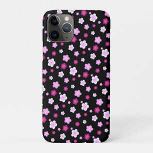 Cute pink flower floral gradient Pattern  Case-Mate iPhone Case