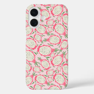 Cute Pink Fruit Dragon iPhone 16 Case