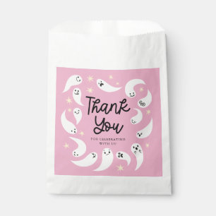 Cute Pink Ghost Baby Shower Favour Bag