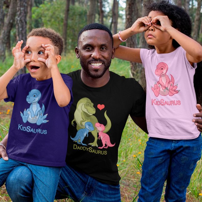 Cute Pink Girl KidSaurus Baby T-Rex Dinosaur T-Shirt (Creator Uploaded)