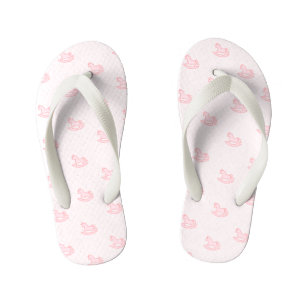  Cute Pink Girl Rocking Horse Kid's Jandals