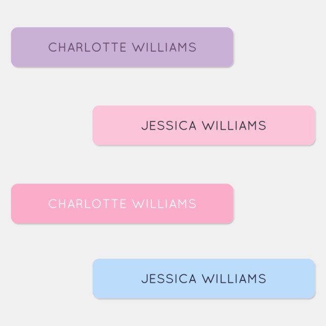 Cute Pink Girls Back to School Waterproof Kids (Group)