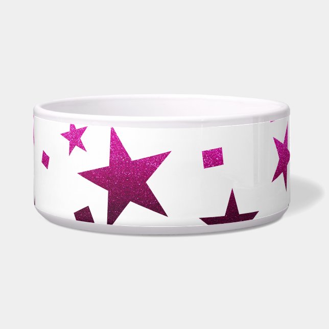Cute Pink Glitter Star Pattern Animal Dog Cat Pet (Front)