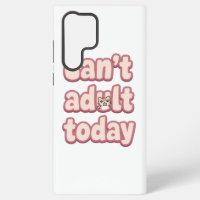 Cute Pink Graphic with Peeking Cat