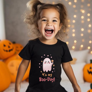 Cute Pink Halloween It's My Birthday Party T-Shirt