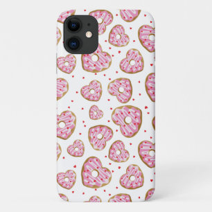 Cute Pink Heart Cookies Case-Mate iPhone Case