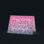 Cute Pink Hearts Granddaughter Birthday Card<br><div class="desc">Looking for the perfect way to show your granddaughter how much you love her? Look no further than this Cute Pink Hearts Granddaughter Birthday Card! Featuring a lovely design with adorable pink hearts, this card is sure to make her smile. Plus, it comes with a sweet message inside that will...</div>