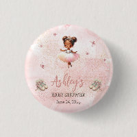 Cute Pink Little Ballerina Tutu Girl Baby Shower