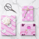 Cute Pink Little Boo Ghost Skull Halloween Gift Wrapping Paper Sheet<br><div class="desc">A cute yet unique Mixed Patterns of Little Boo Ghost Skulls and Spooky Haunted Halloween Gift Wrapping Paper. It's perfect for Halloween Birthday Parties,  Baby Showers or Kids' Halloween parties.</div>
