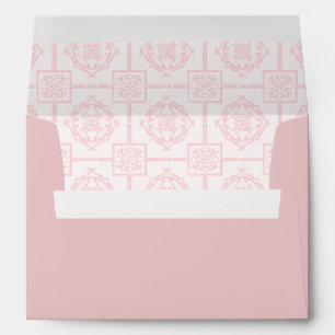 Cute Pink Little Dumpling Baby Shower Envelope   A