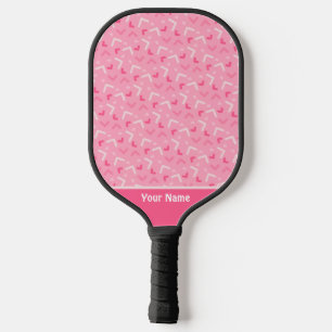 Cute Pink Memphis Pro Pickleball Paddle