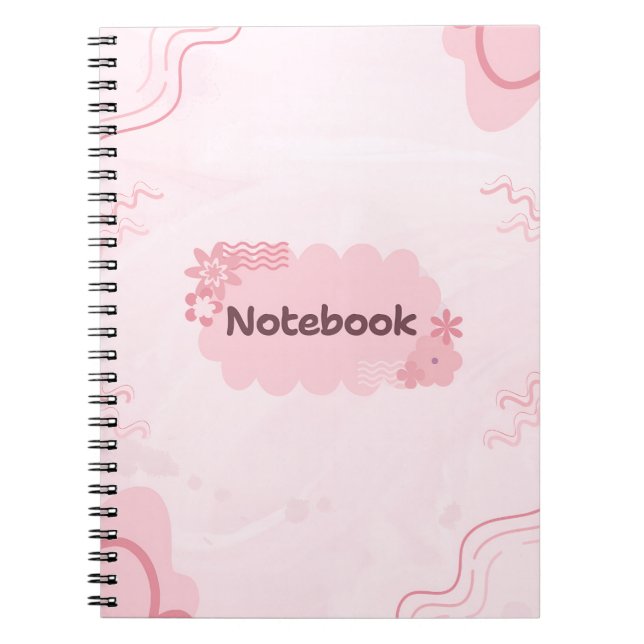 Cute Pink Notebook (Front)