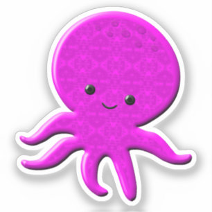 Cute Pink Octopus