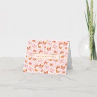Cute Pink Orange Boho Butterfly Pattern Name
