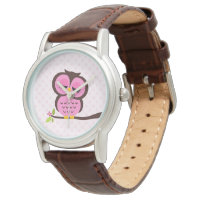 Cute Pink Owl