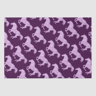 Cute Pink Paisley Horse Tissue Paper