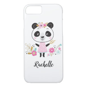 Cute Pink Panda Girly Personalised Case-Mate iPhone Case