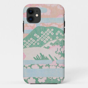 Cute pink pastel art iPhone 11 case