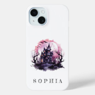 Cute Pink Personalised Halloween Phone Case