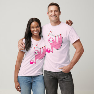 🦥 Cute Pink pickleball sloths 🦥 T-Shirt