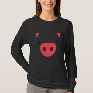 Cute Pink Pig Halloween Apparel Matching Group Pig T-Shirt