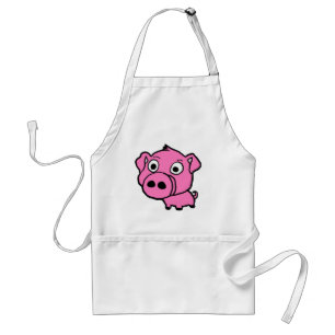 Cute Pink Pig  Standard Apron
