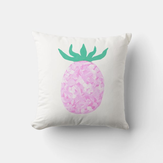 Cute Pink Pineapple Cushion (Front)