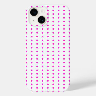 Cute Pink Polka Dot iPhone 14 Case