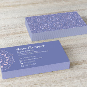 Cute Pink Professional Custom Business Card