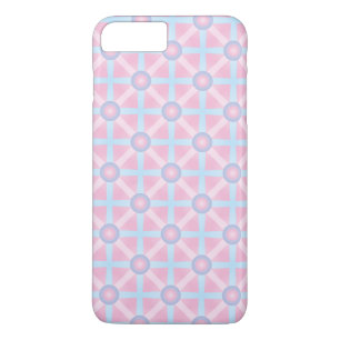 Cute Pink, Purple & Light Blue Pattern Case-Mate iPhone Case