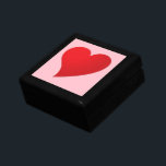 Cute pink red big heart modern girly Valentine’s Gift Box<br><div class="desc">Big Red Heart,  Love,  pink Valentine's day gift box</div>