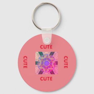 cute PINK _RED  Key Ring