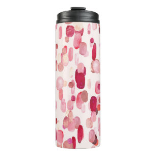 Cute Pink Red Spots Seamless Thermal Tumbler