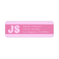 Cute Pink Return Address Labels